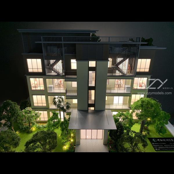 Projeto de Arquitetura Residencial Modelo da Cidade Villa Península de Shenzhou 1/25