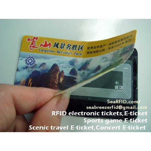 RFID electronic tickets, E-ticket, sports game E-ticket, exhibition E-ticket, scenic travel E-ticket, concert E-ticket