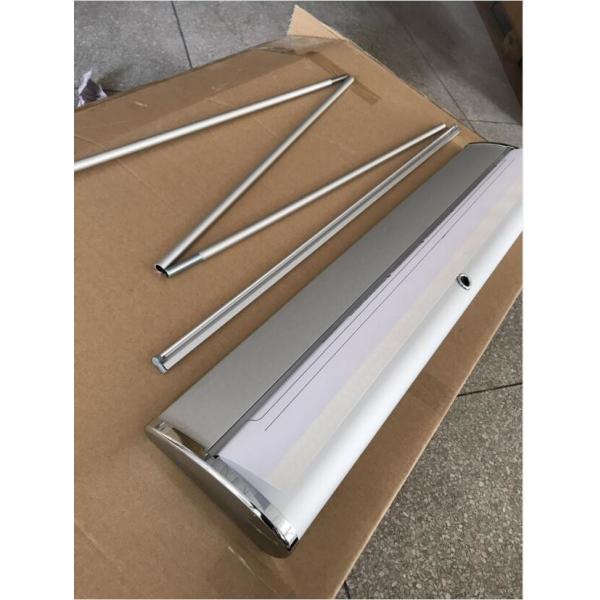 Wide board Retractable Roller Advertising Aluminum Banner Stand Roll up Display  85x200cm