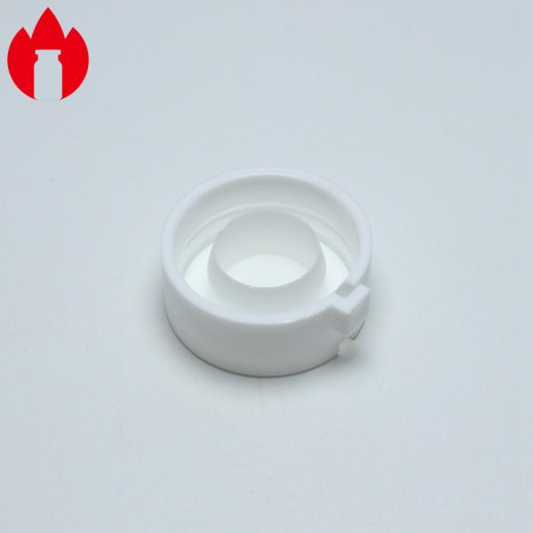 20mm ясное или чернота гофрируют пластиковые завинчивые пробки для гофрируют пробирку