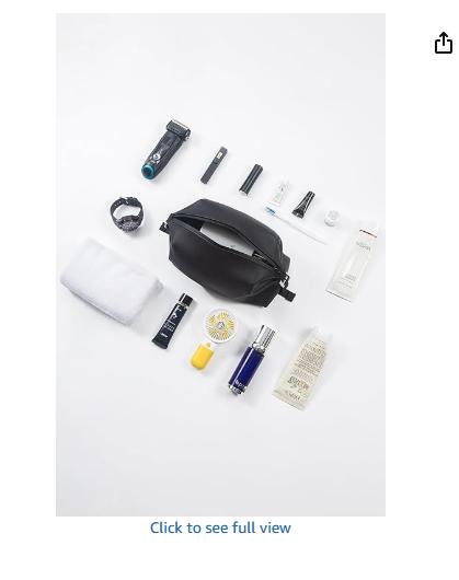 6.5 3L Large Silicone Dopp Kit,Waterproof Leakproof Toiletry Bag,Foldable Travel Makeup Case for Mens Womens