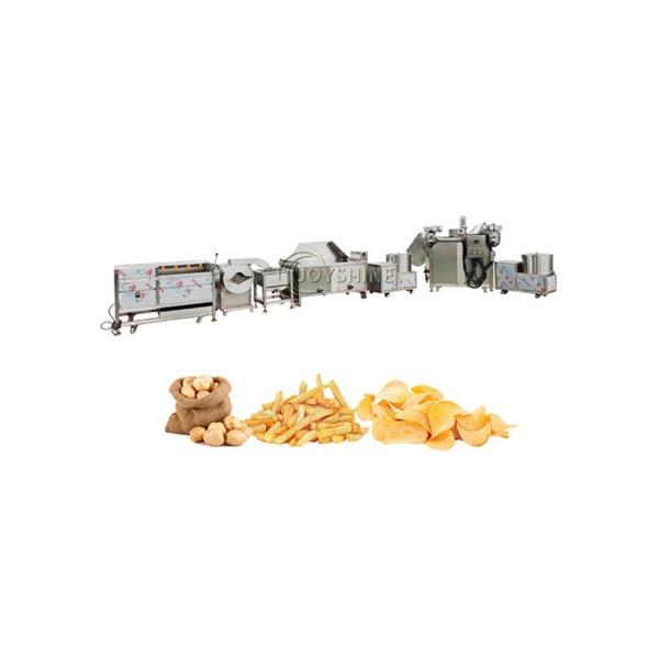 Máquina de fabricação de batatas fritas para produção de batatas fritas 4000*1100*2200mm