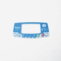 Interruptor de membrana de superposición gráfica personalizada flexible impermeable a prueba de polvo con ventana