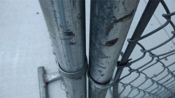 chain link temporary construction fence panels 6FT X 10F Mesh 2 3/8  x 2 3/8 ( 60mm x 60mm ) x 12 gauge wire