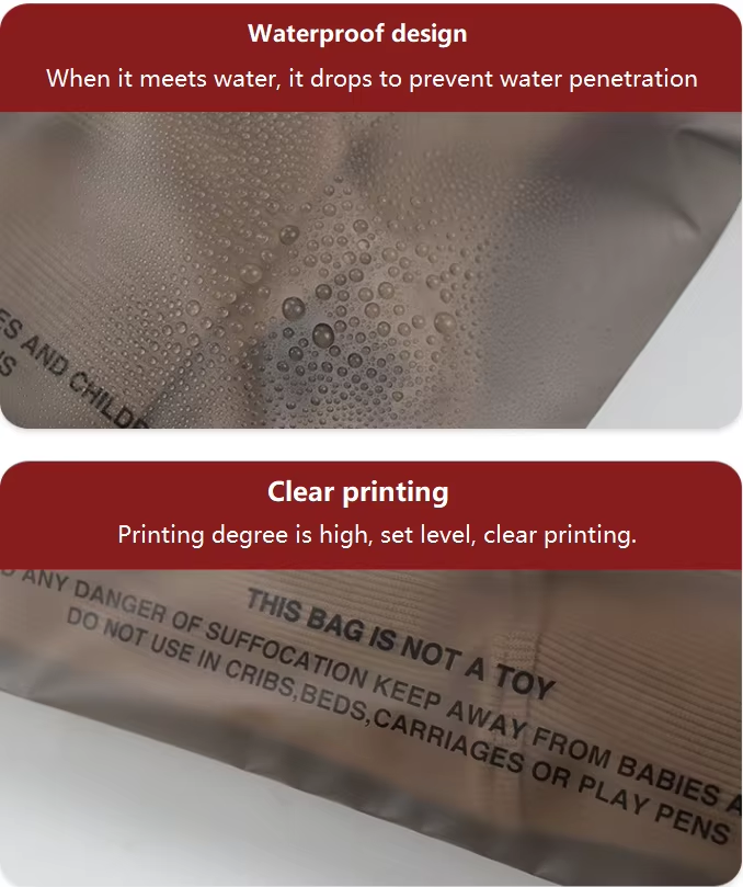 Customized Printed Underwear Frosted Zip Lock Clothing Packaging Plastic Bags With Logo