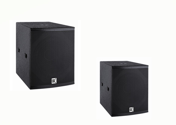 Single 18 Inch Conference Room Speakers Sub bass Box , Conference Room Audio Equipment