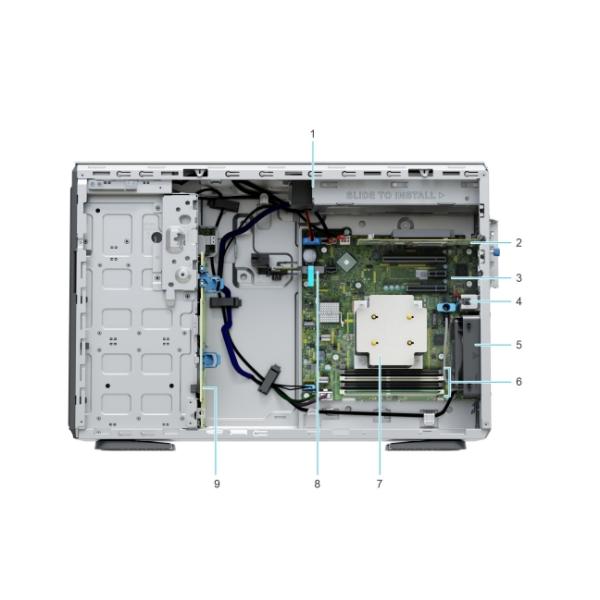 Intel Xeon 4U Rackmount EMC Dell Poweredge Servidor T350 600W