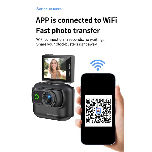 LK018 action camera 1080P high definition 2.0inch display 800mah battery
