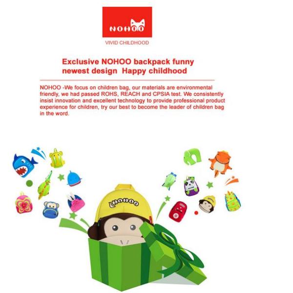 Durable Kids Shoulder Bag , Messenger Bag For Kids Breathable NHK008