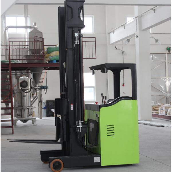 Narrow Channel 48V 1500kg Electric Reach Forklift Stand Type