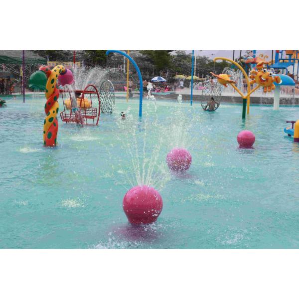 Customized Carp Carton Spray Park Equipment For Children / Kids Fun in Swimming Pool