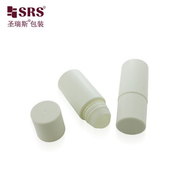 Eco Friendly PET Roll On Bottle 50ml Screw Neck Empty Cosmetic Container For Body Oil Deodorant Eye Serum Packaging