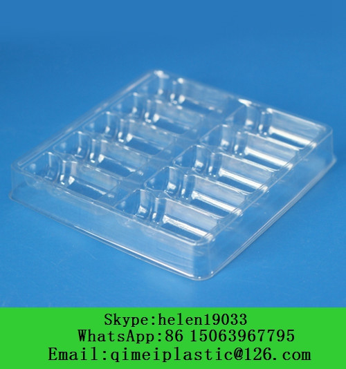 Medicine Vials Packing Tray Medical Plastic Package With Various Sizes