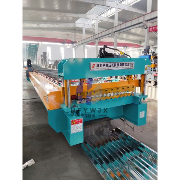 Corrugated Sheet Roll Forming Machine With Intelligent PLC Control