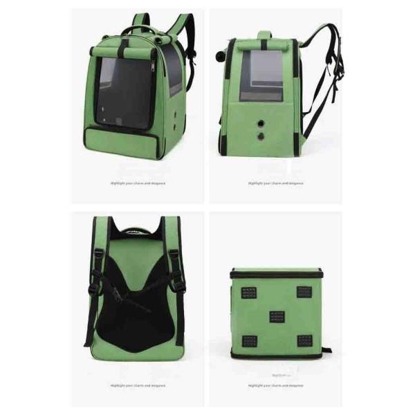 Lightweight Bird Parrot Pet Carrier Bag Cage Outdoor Mesh Large Foldable Travel Backpack