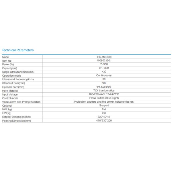 Mini Type Ultrasonic Homogenizer Sample Pretreatment Instrument Ultrasonic Wave