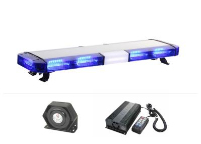 Waterproof Warning Emergency LED Light Bar With Speaker & 100W Siren