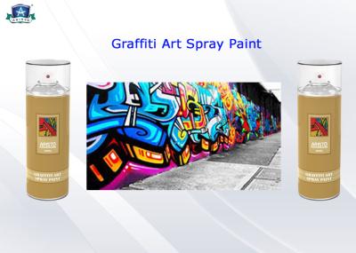 Fast Drying Acrylic Art Graffiti Spray Paints 400ml Female Valve and Low / High Pressure