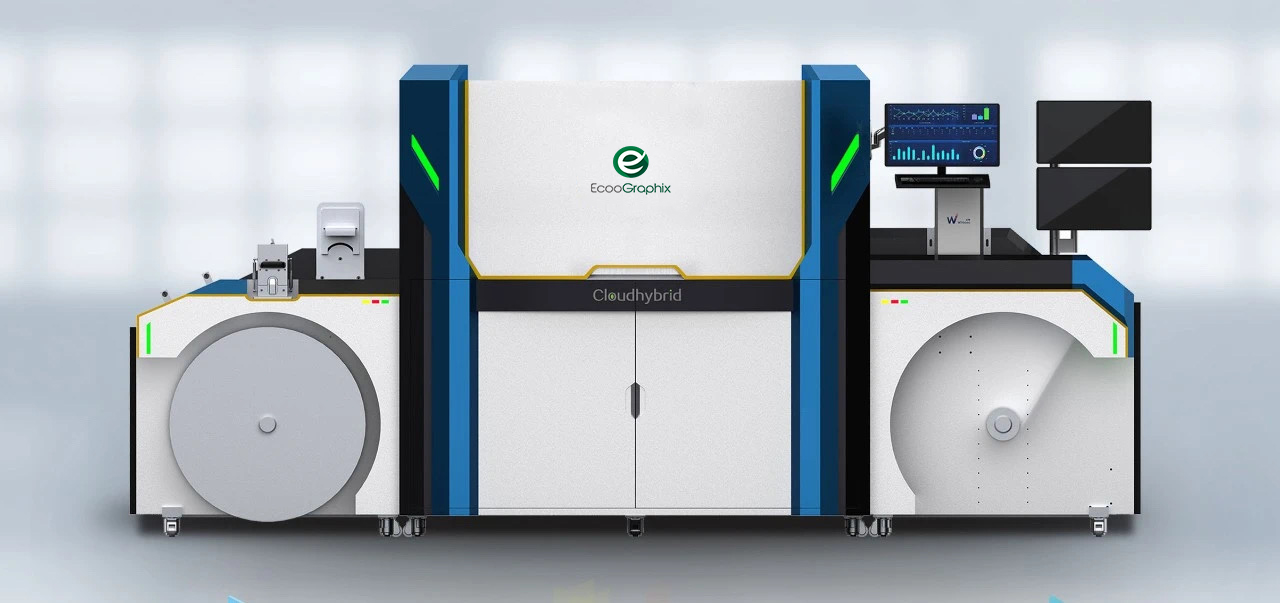 Печатная машина 10m/Min ярлыка Flexo бумажной ленты слипчивая