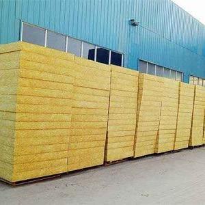 Recyclable And Ecofriendly Rock Wool Rigid Insulation Panels with Fire Resistant and ≥80 KPa Compressive Strength