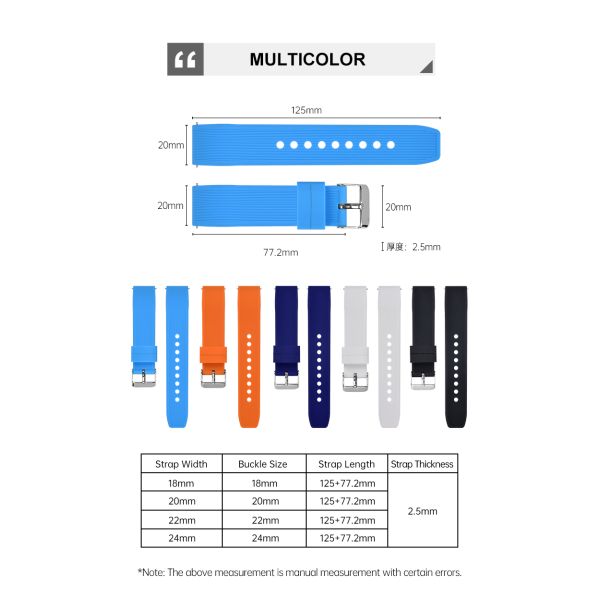 SHX-782 Solid Color Elbow Silicone Watch Strap · Logo Customizable | OEM/ODM - China Wholesaler