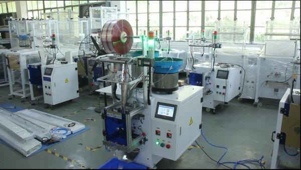 Automation 2 Vibrators Mixing Equipment Packing Office Machine Parts Display Racks Packaging Machine