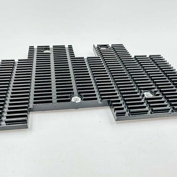 Custom Aluminum Alloy Heat Sink 3240 11mm Oxidized Black Electronic Chip Heat Sink