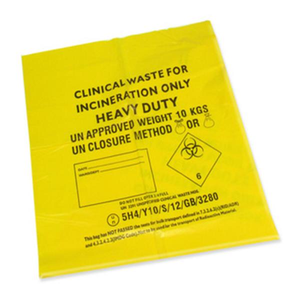 Medical Waste Autoclavable Biohazard Yellow Bag HDPE LDPE Gravure Printing