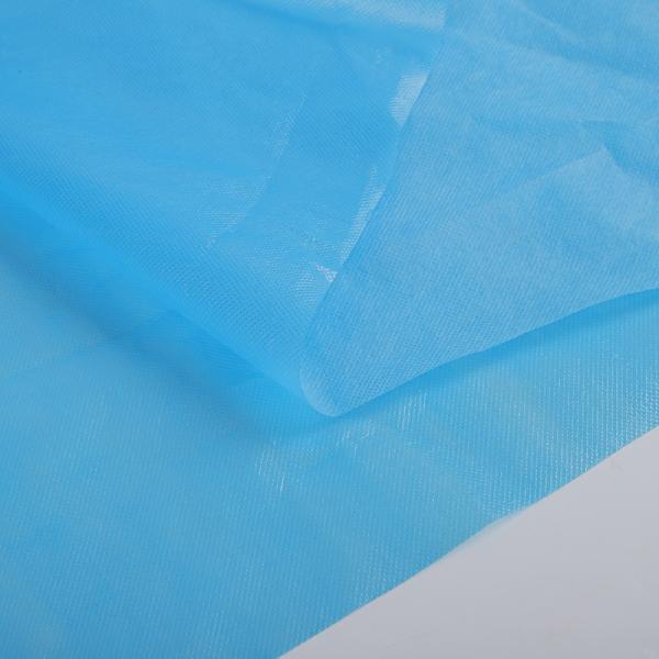 Laminated Waterproof Non Woven Fabric Gloves For Medical / Surgical / Hospital