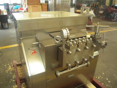 High Speed Dairy Homogenizer / Small Scale Milk Homogenizer 1000L/H