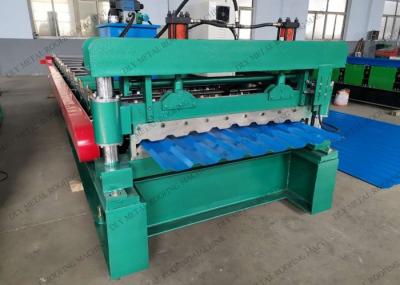 Cr12 Trapezoidal Roll Forming Machine 6500kg Metal Roofing Manufacturing Equipment