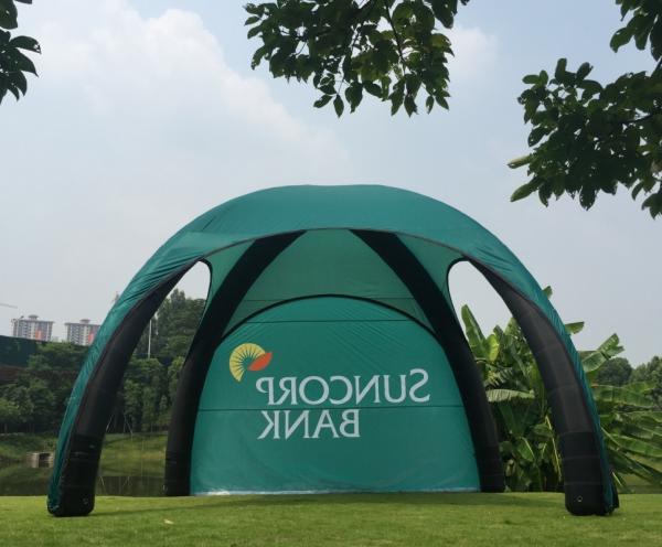 Zipper Tarpaulin Inflatable Advertising Tent 0.3mm TPU Structure Pvc Storage Bag Outside