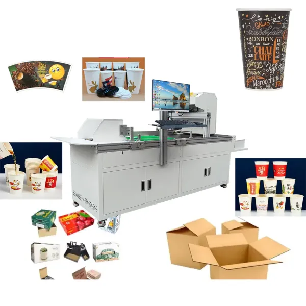 Automation Single Pass Inject Printer for Carton Box Cardboard Paper Bag Cup