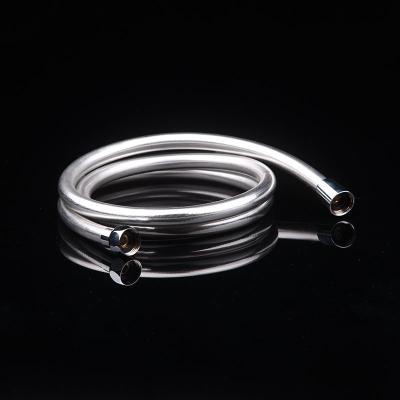 Tuyaux souples en argent en PVC de 1 à 2 mètres, tuyau de douche en laiton à 360 degrés