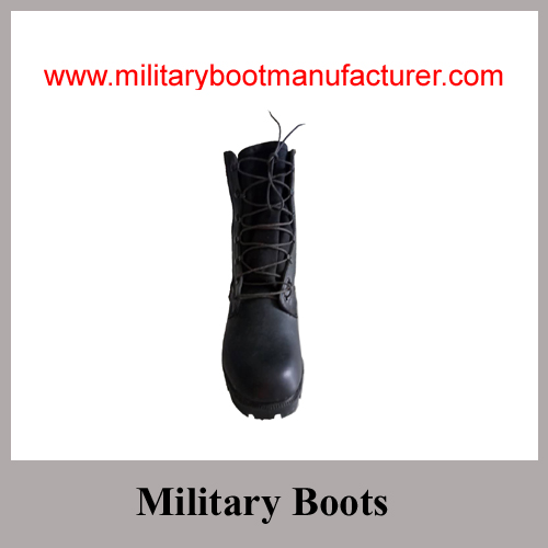 Wholesale China Made Split Leather Army Jungle DMS Boot with Panama Sole