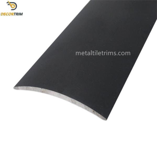 Matt Black Aluminum Threshold Transition Strip Alloy 6063 Material