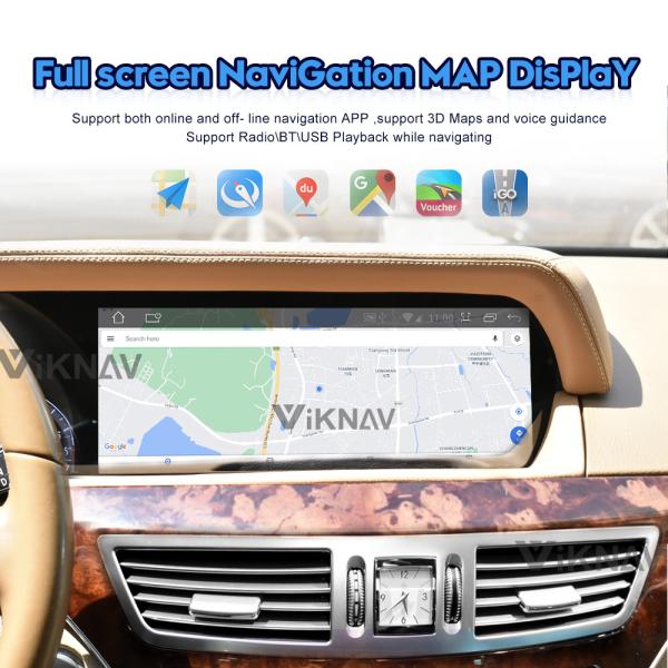 12,3 стерео автомобиля класса W221 W216 BENZ s Мерседес блока андроида дюйма главный с яблоком carplay