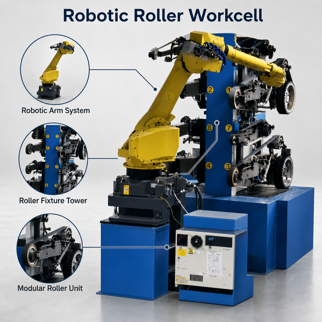 High Consistency Robotic Surface Polishing System For Metal Bathroom Fixtures