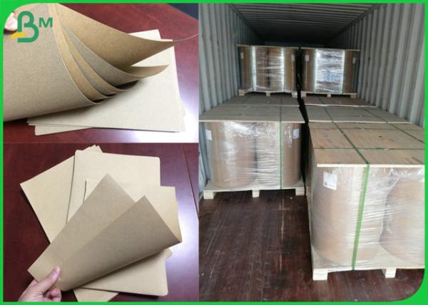 a largura 300gsm 350gsm de 790mm retira o núcleo do rolo do papel de embalagem da cor de 76mm Brown para o saco de papel