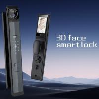 Reconnaissance faciale 3D, verrouilleur intelligent avec appel vidéo et batterie rechargeable de 4200 mAh.
