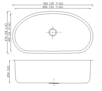 10 толщина установки 16Г Ундермоунт кухонной раковины шара дюйма одиночная/круглая кухонная раковина нержавеющей стали