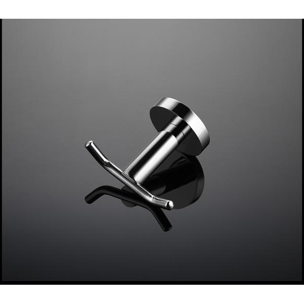 Morden Durable Stainless Steel Robe Hooks Bathroom Double Robe Hook
