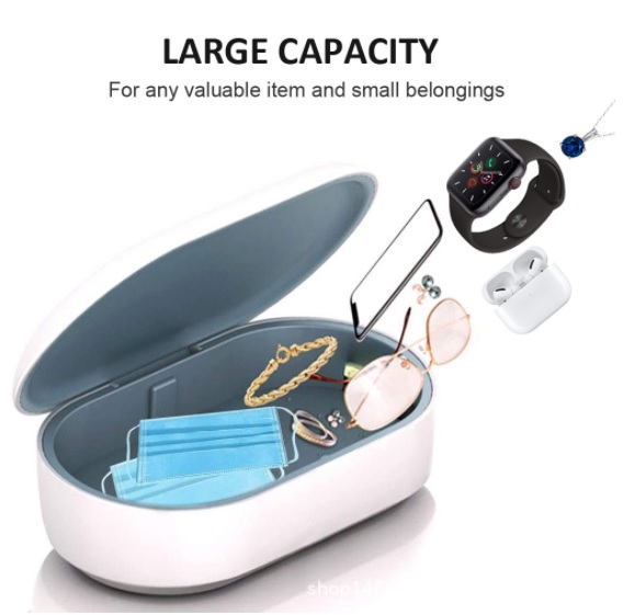 Multifunctional ultraviolet disinfection box wireless charger