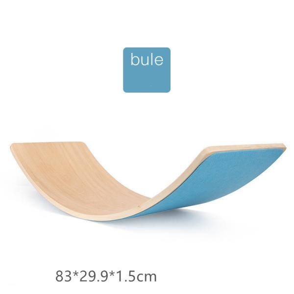Kids Curved Wooden Balance Board For Sensory Training