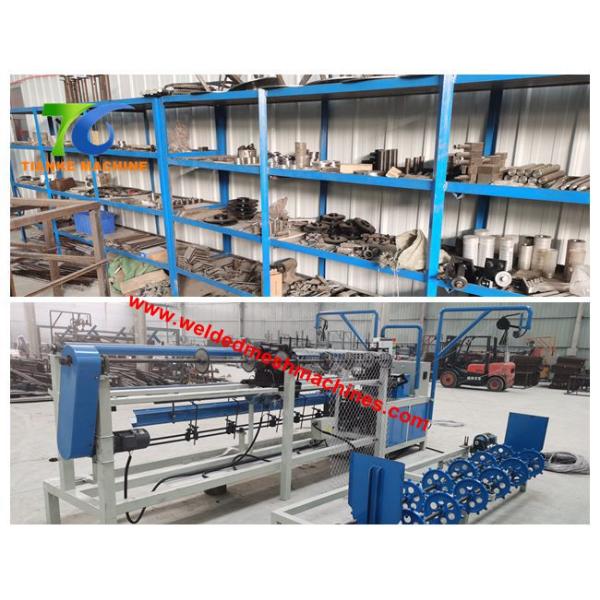 Одиночная сетка диаманта машины 100mm загородки звена цепи провода 30M делая машину