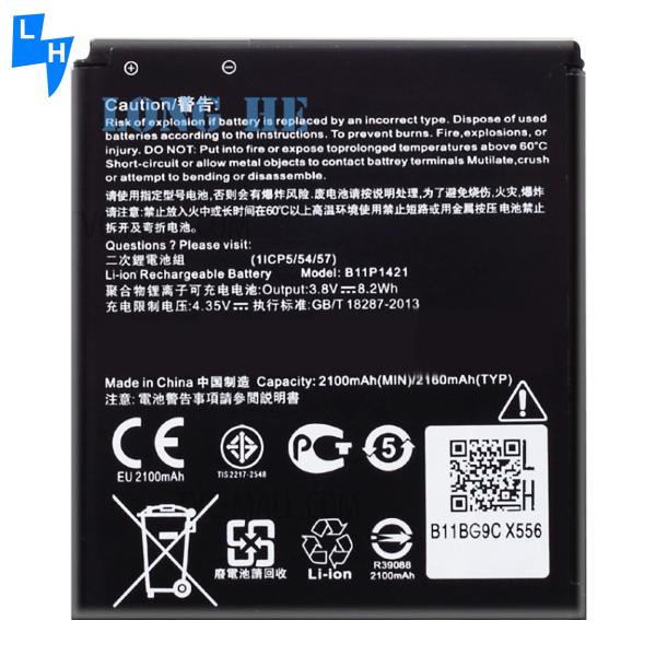 Stock B11P1421 Battery for ZenFone C ZC451CG Z007 Mobile Phone Original Lithium-ion