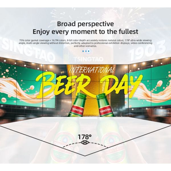 DLED Backlight Digital Advertising Display Screen Indoor Digital Signage 55