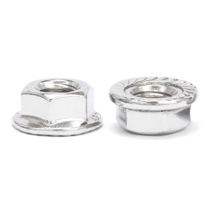 Stainless steel Hexagonal Flange Nuts