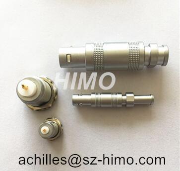 high quality saving cost S series lemo push pull coaxial connector half-moon model