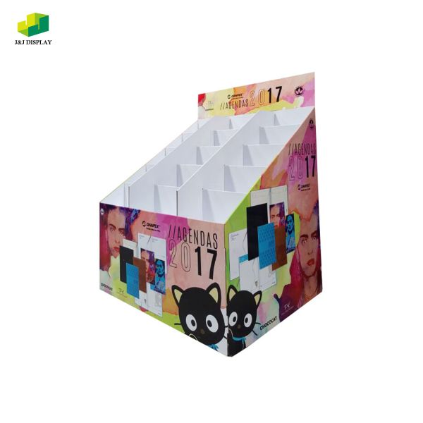 Cardboard Retail Floor Stand Foldable Offset Printing for Supermaket